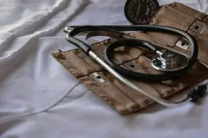 black stethoscope with brown leather case veteran healthcare case study
